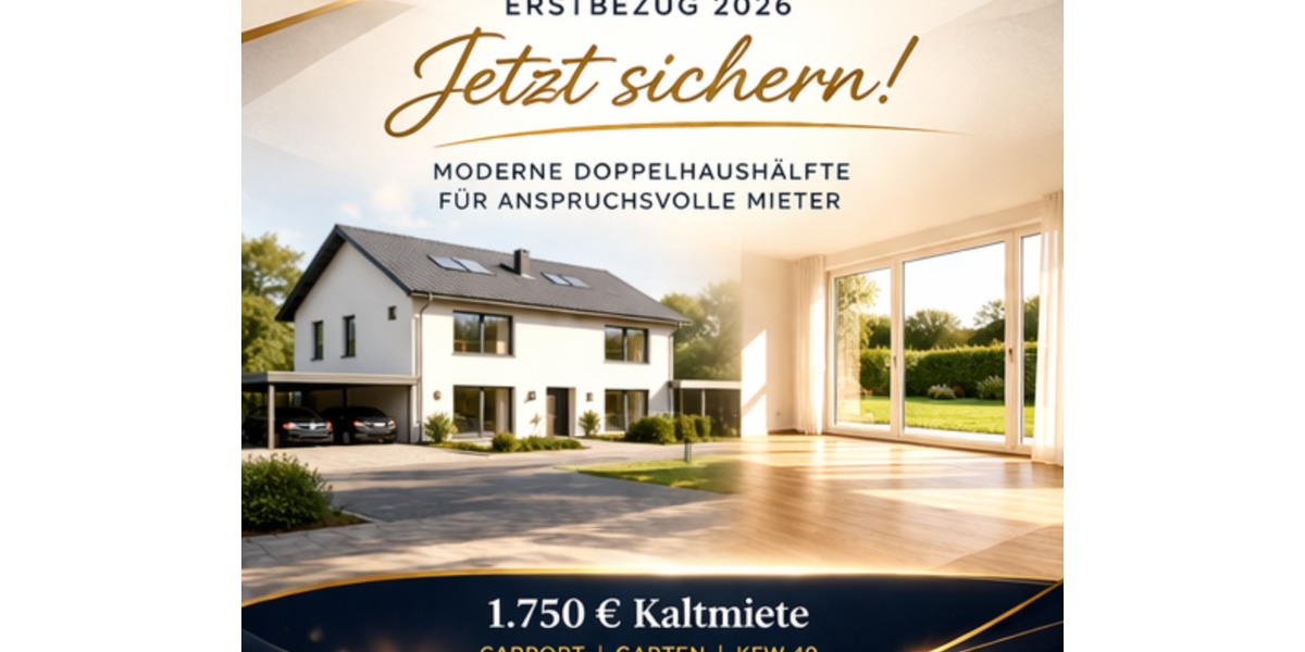 Doppelhaushälfte Horneburg - 5 Zimmer, 109 m&sup2;, 1.750&euro; | Angebot:25866625