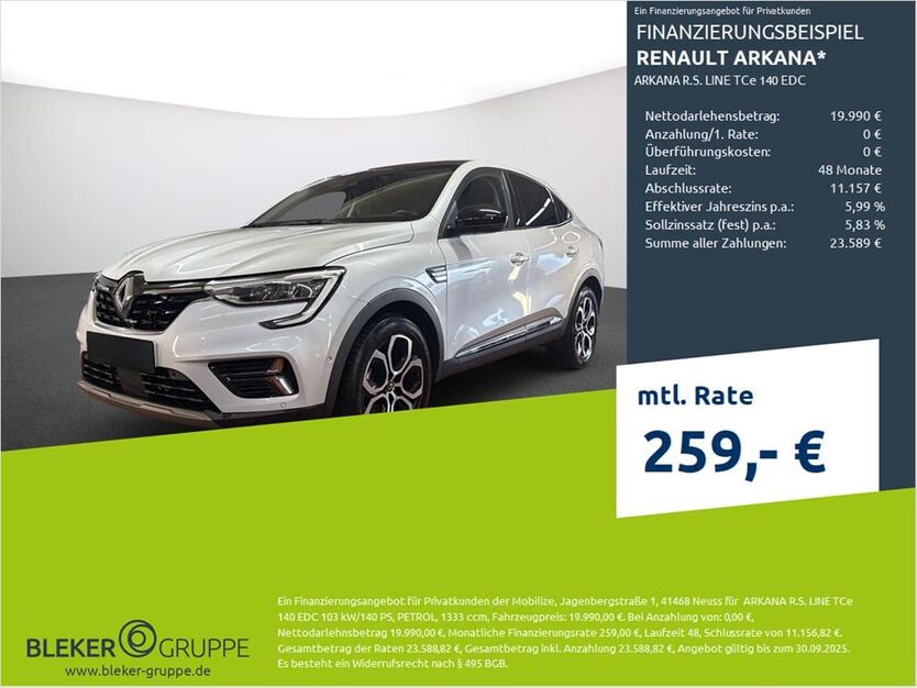 Renault Arkana 64.883 km 18.880 € Münster - Amelsbüren 48163