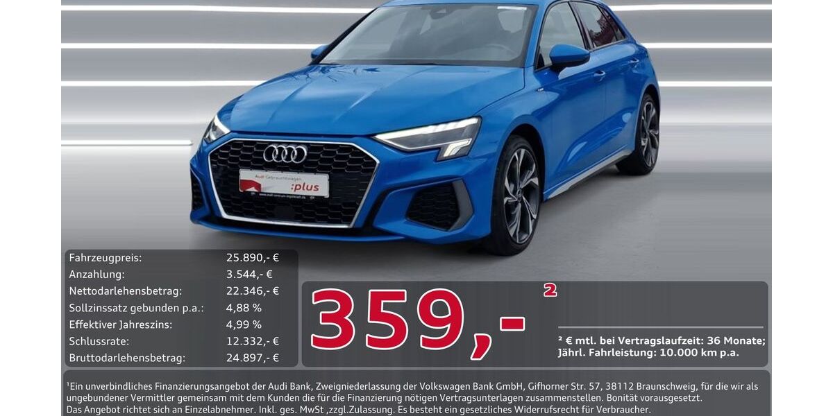 Audi A3 61.733 km 24.890 &euro; Ingolstadt 85057