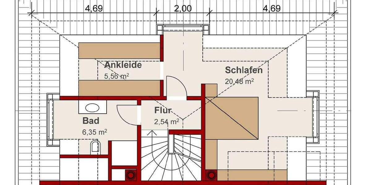 Doppelhaushälfte München Trudering-Riem - 5 Zimmer, 172 m&sup2;, 3.850&euro; | Angebot:25423408