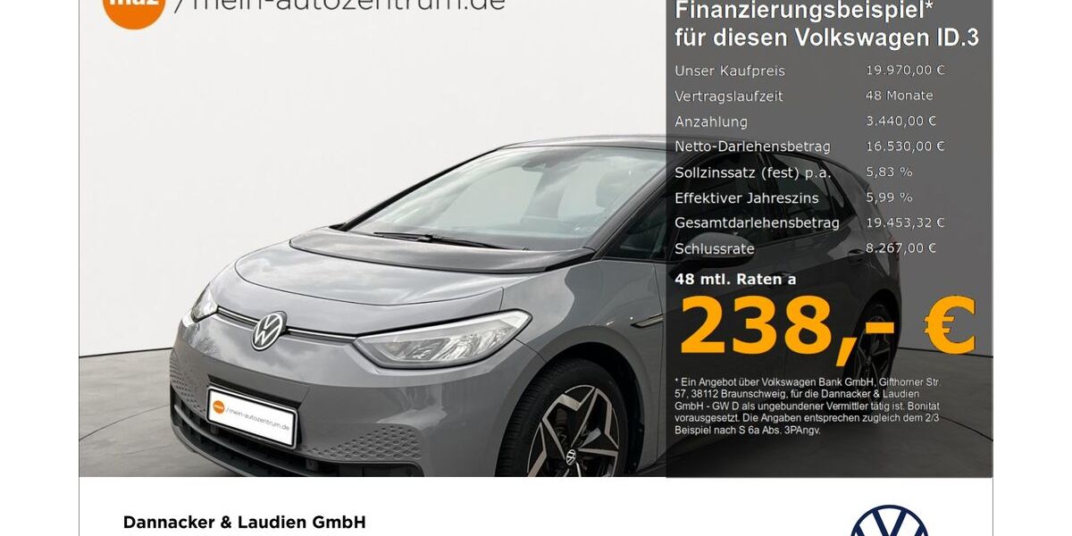 VW ID.3 43.098 km 18.790 &euro; Lüneburg 21337