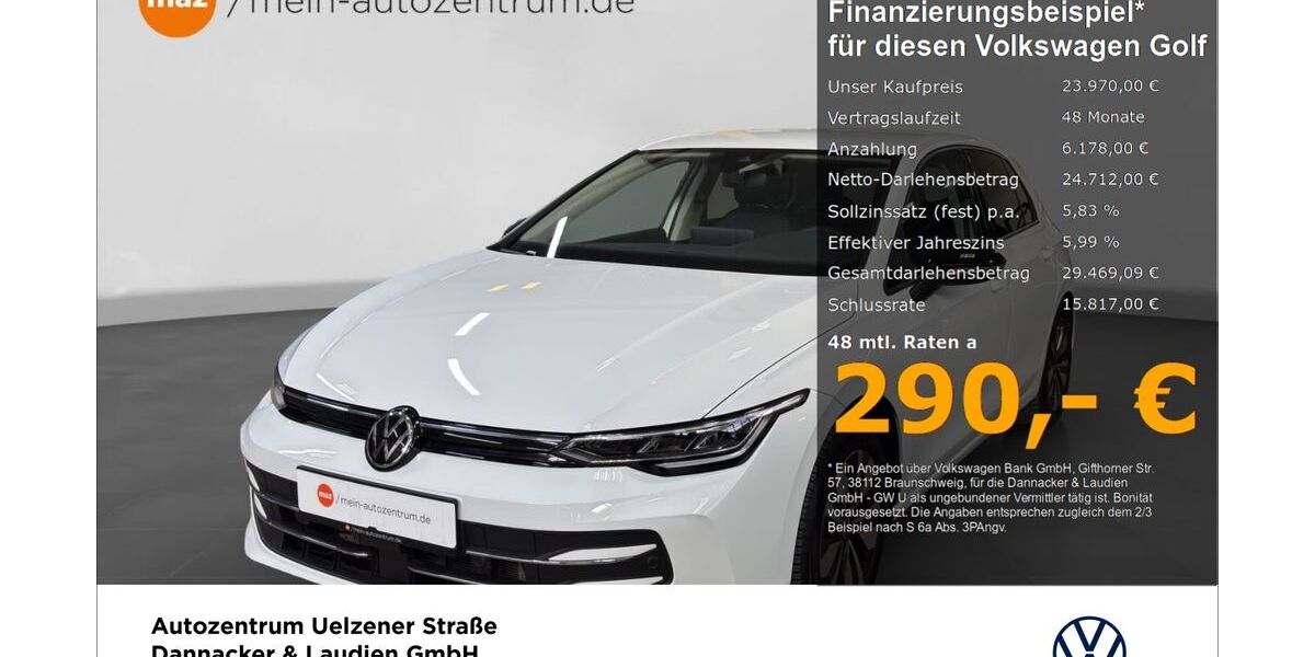 VW Golf 8.967 km 23.970 &euro; Lüneburg 21335