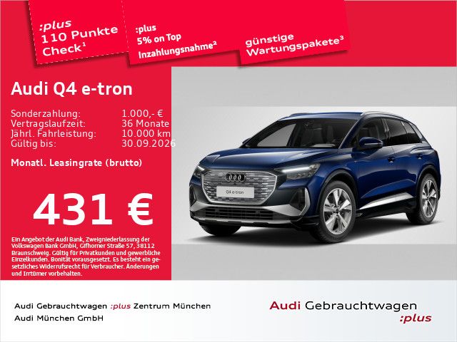 Audi Q4 e-tron 4.615 km 41.315 &euro; Eching 85386