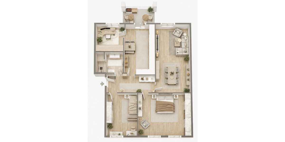 Erstklassiges Wohnen mit Raumhöhe, Stil und zeitloser Eleganz im Herzen des Erphoviertels! - Etagenwohnung Münster Mitte-Nordost | Angebot:26346684