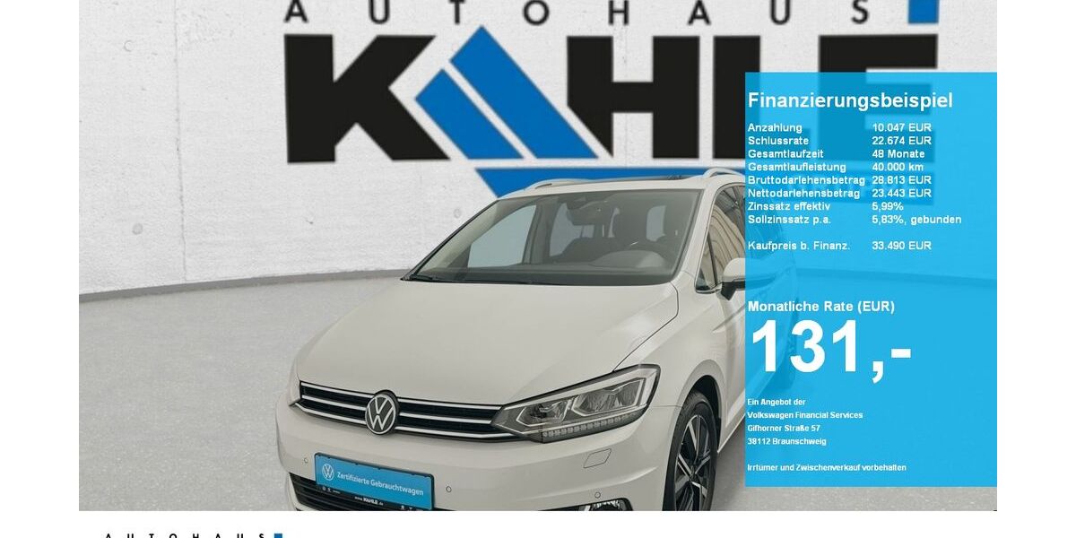 VW Touran 35.133 km 32.990 &euro; Neustadt am Rübenberge 31535
