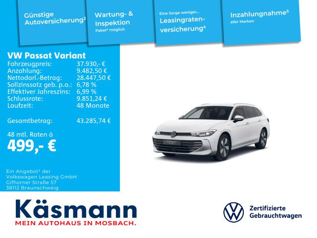 VW Passat Variant 27.883 km 37.930 € Mosbach 74821