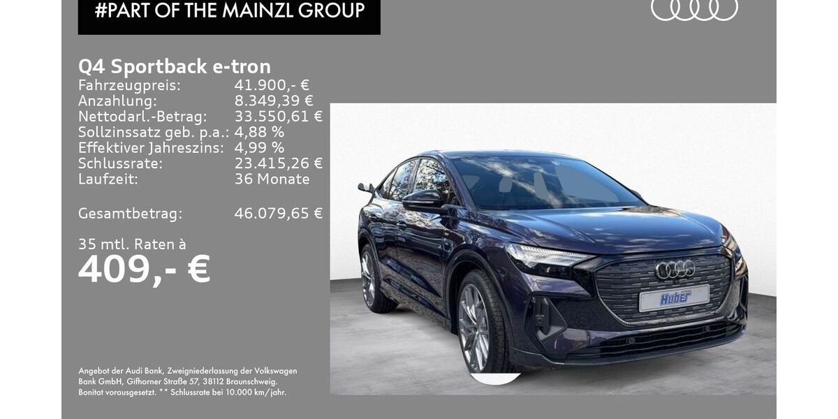 Audi Q4 e-tron 23.700 km 41.900 &euro; Bad Reichenhall 83435