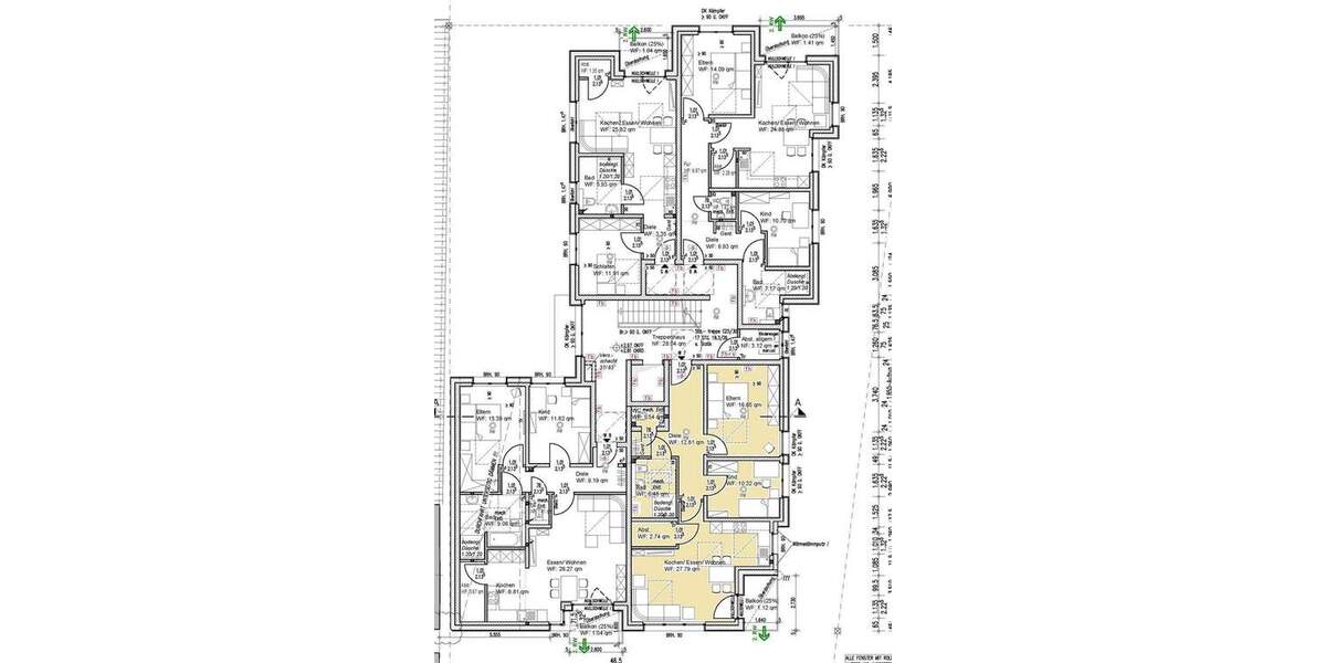 Etagenwohnung Geilenkirchen Tripsrath - 3 Zimmer, 79 m&sup2;, 333.800&euro; | Angebot:24973042
