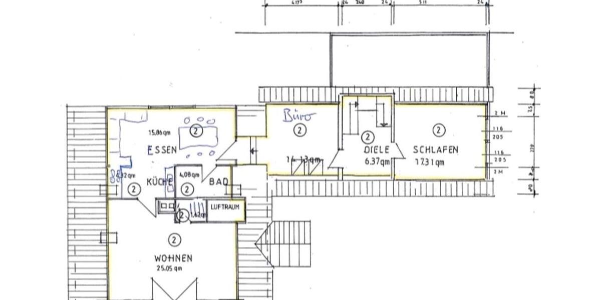 2,5 Zimmer-Wohnung mit Loggia 2 zimmer