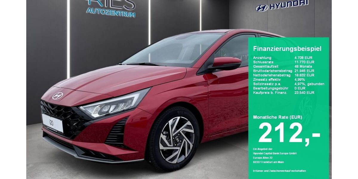 Hyundai i20 4.727 km 23.540 &euro; Bad Soden-Salmünster 63628