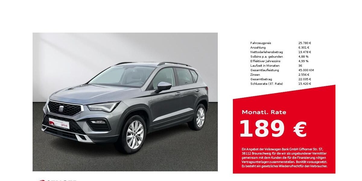 Seat Ateca 49.516 km 24.880 &euro; Bielefeld 33609