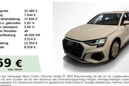 Audi A3 61.150 km 25.480 &euro; Nürnberg 90431