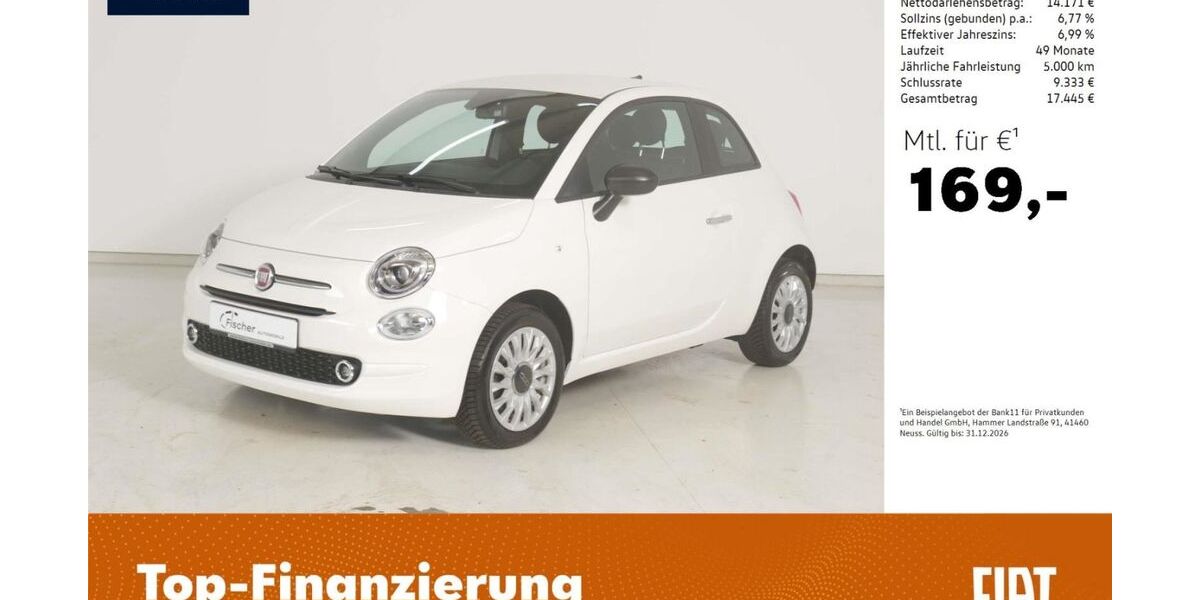 Fiat 500 17.039 km 14.980 &euro; Pilsach 92367