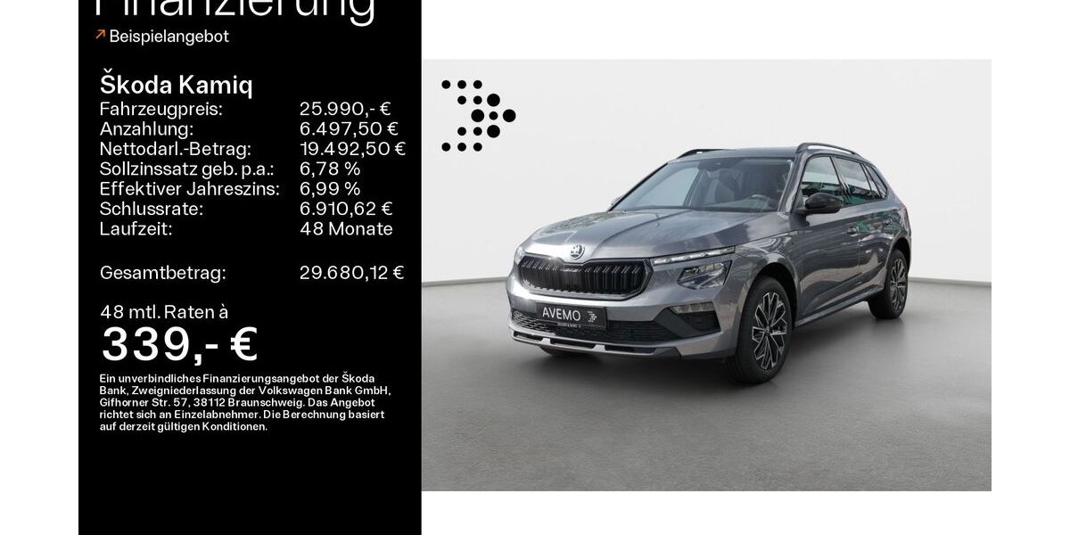 Skoda Kamiq 4.000 km 25.990 &euro; Schweinfurt 97424