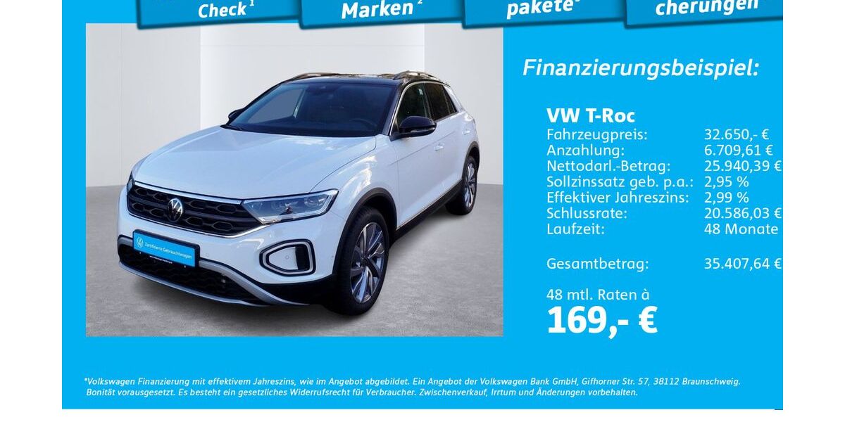 VW T-Roc 13.539 km 29.750 &euro; Hamburg 22111