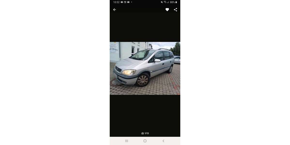 Opel Zafira 191.000 km 1.400 &euro; Speyer 67346