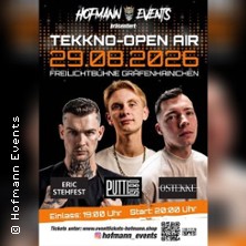 Ostekke und Eric Stehfest Tekkno OpenAir 29.08.2026 Freilichtbühne Gräfenhainichen