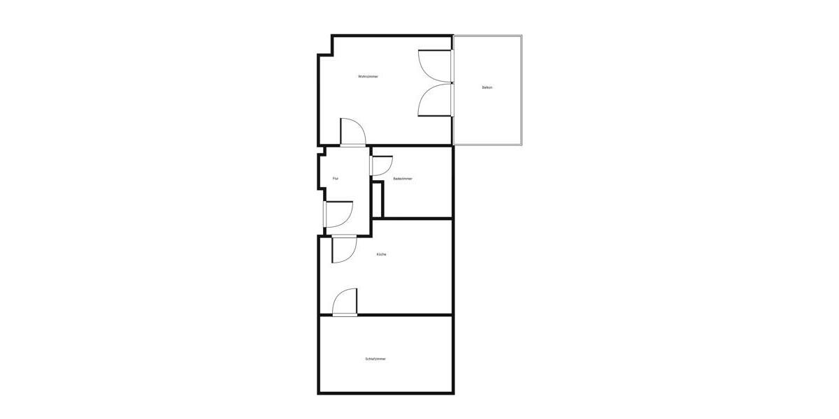 Etagenwohnung Baden-Baden Lichtental - 2 Zimmer, 49 m&sup2;, 569&euro; | Angebot:26267514