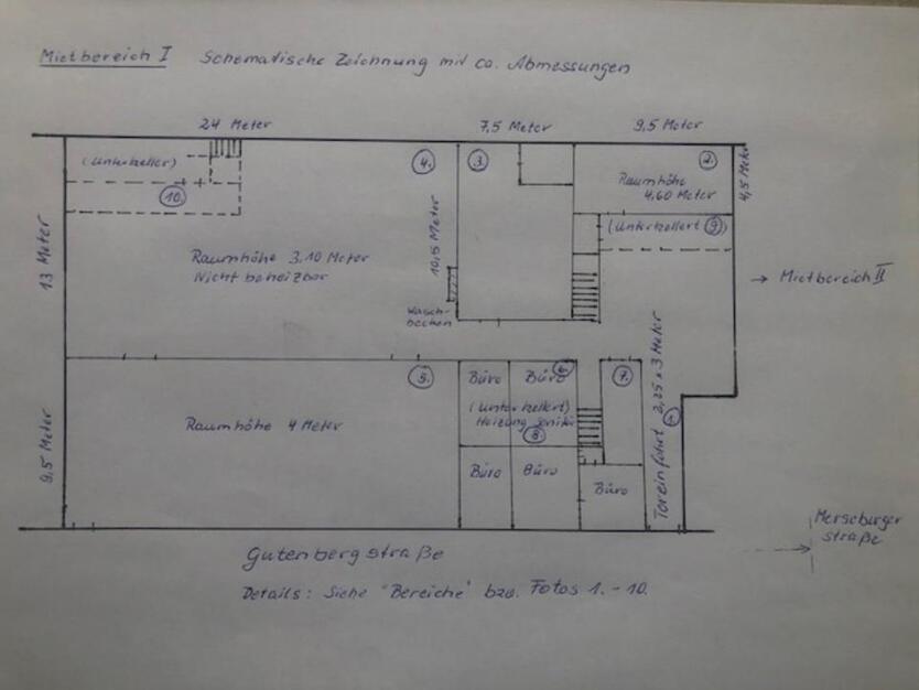 Gewerbeimmobilie in zentraler Lage, Nähe Zukunftzentrum zimmer