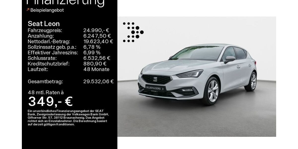 Seat Leon 13.754 km 24.990 &euro; Haßfurt 97437