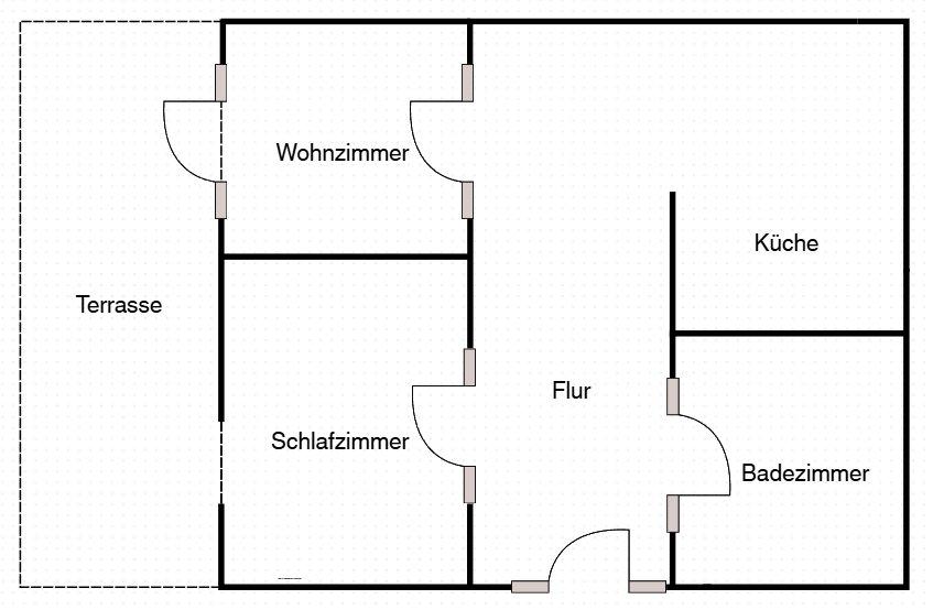 Erdgeschoßwohnung Kiel Elmschenhagen - 2 Zimmer, 55 m&sup2;, 152.000&euro; | Angebot:27098585
