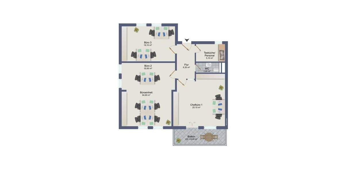 Etagenwohnung Kaufering - 3 Zimmer, 94 m&sup2;, 355.000&euro; | Angebot:25706097