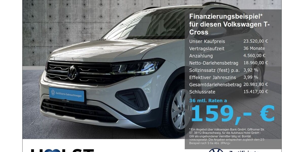 VW T-Cross 6.182 km 22.940 &euro; Scheeßel 27383
