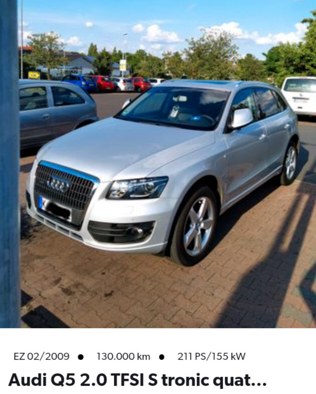 Audi Q5 130.000 km 13.000 € Köln 50667