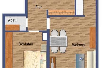 Wohnung Grevenbroich Neuenhausen - 3 Zimmer, 73 m&sup2;, 595&euro; | Angebot:25425818