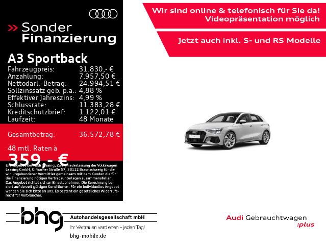 Audi A3 56.316 km 31.830 &euro; Rottweil 78628