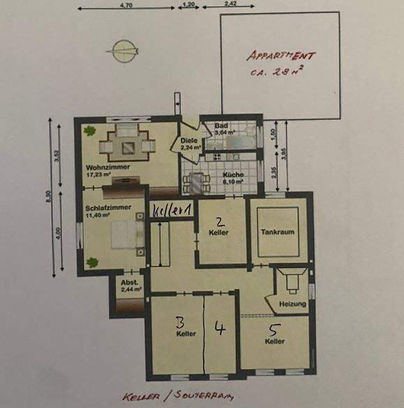 Mehrfamilienhaus, Wohnhaus Solingen Solingen-Mitte - 1 Zimmer, 439.000&euro; | Angebot:24423598