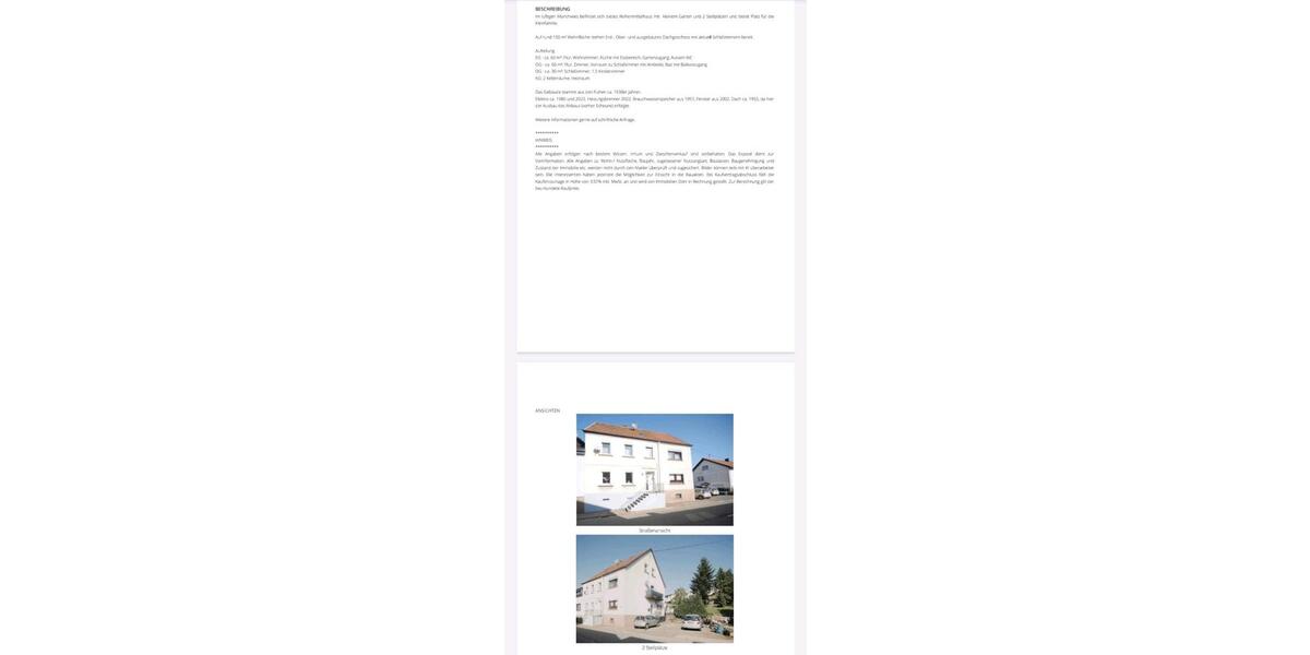 Einfamilienhaus Neunkirchen Heinitz - 6 Zimmer, 150 m&sup2;, 110.000&euro; | Angebot:26489803