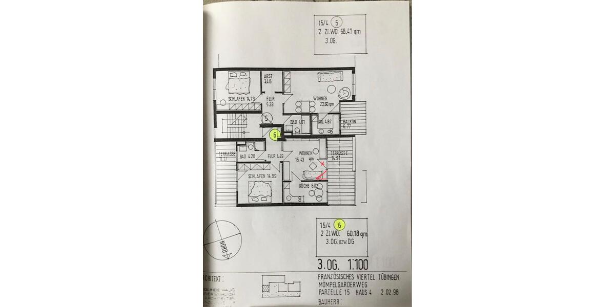 Einfamilienhaus Tübingen Derendingen - 2 Zimmer, 60 m&sup2;, 295.000&euro; | Angebot:24840733
