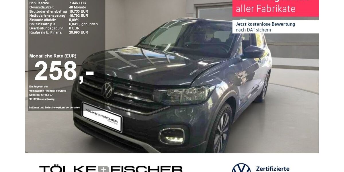 VW T-Cross 68.710 km 20.430 &euro; Krefeld 47805