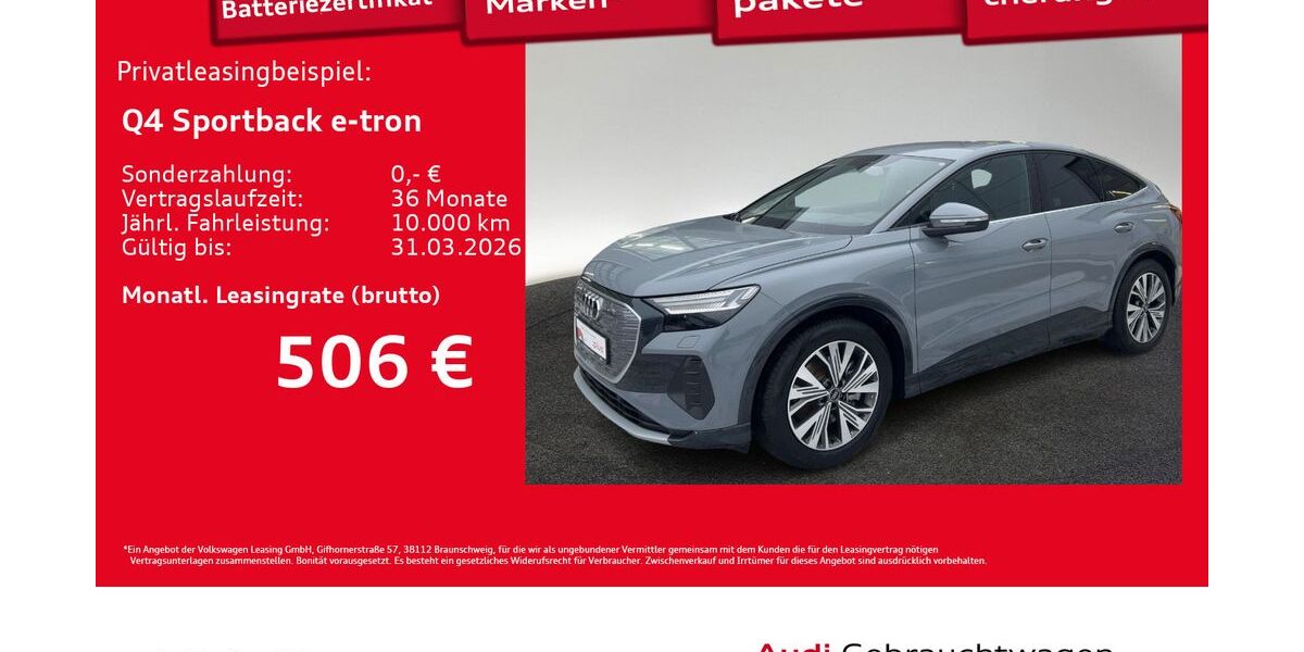 Audi Q4 e-tron 8.204 km 46.950 &euro; Hamburg 22529