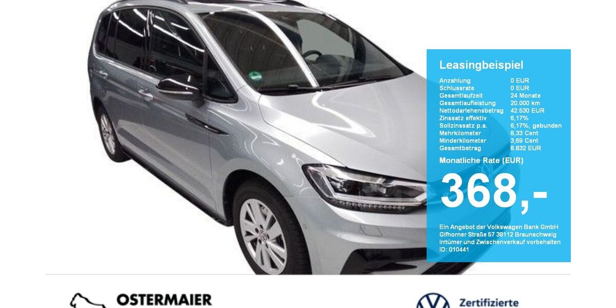 VW Touran 10.160 km 42.530 &euro; Vilsbiburg 84137