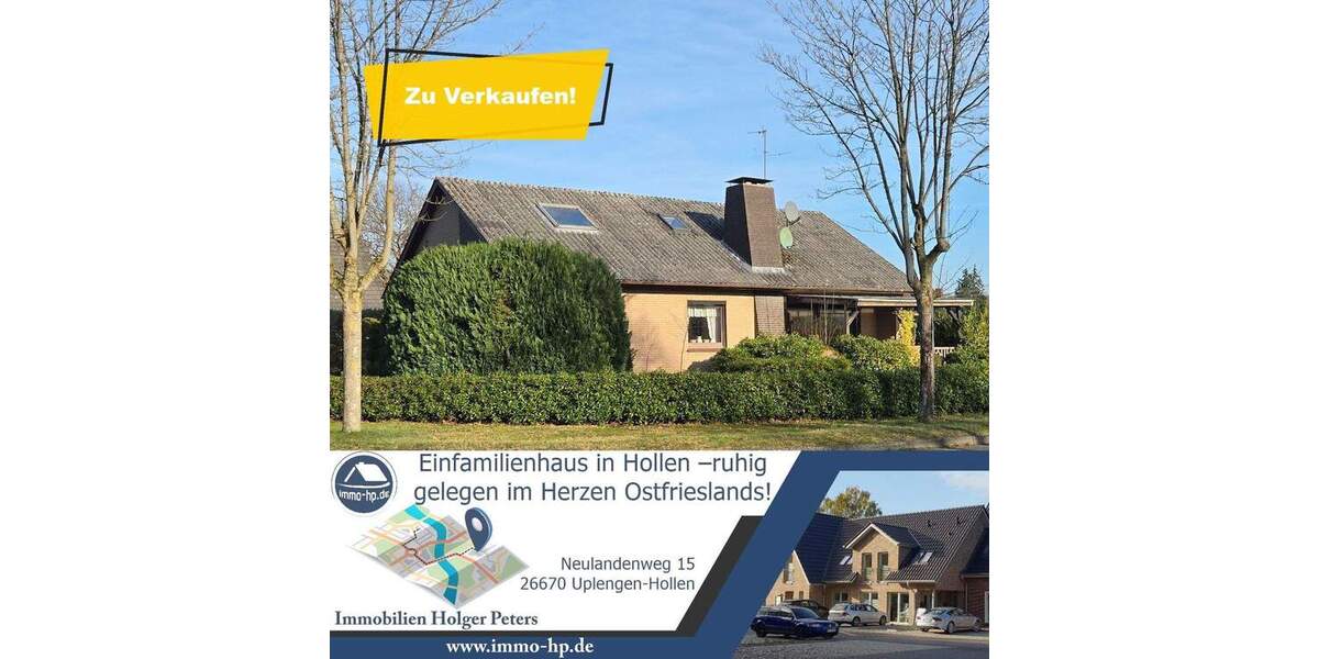 Einfamilienhaus Uplengen Hollen - 6 Zimmer, 150 m&sup2;, 189.000&euro; | Angebot:25693708