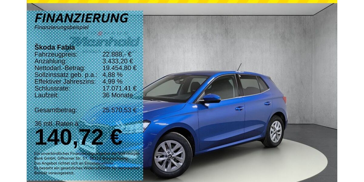 Skoda Fabia 1.010 km 22.888 &euro; Auerbach/Rebesgrün 08209