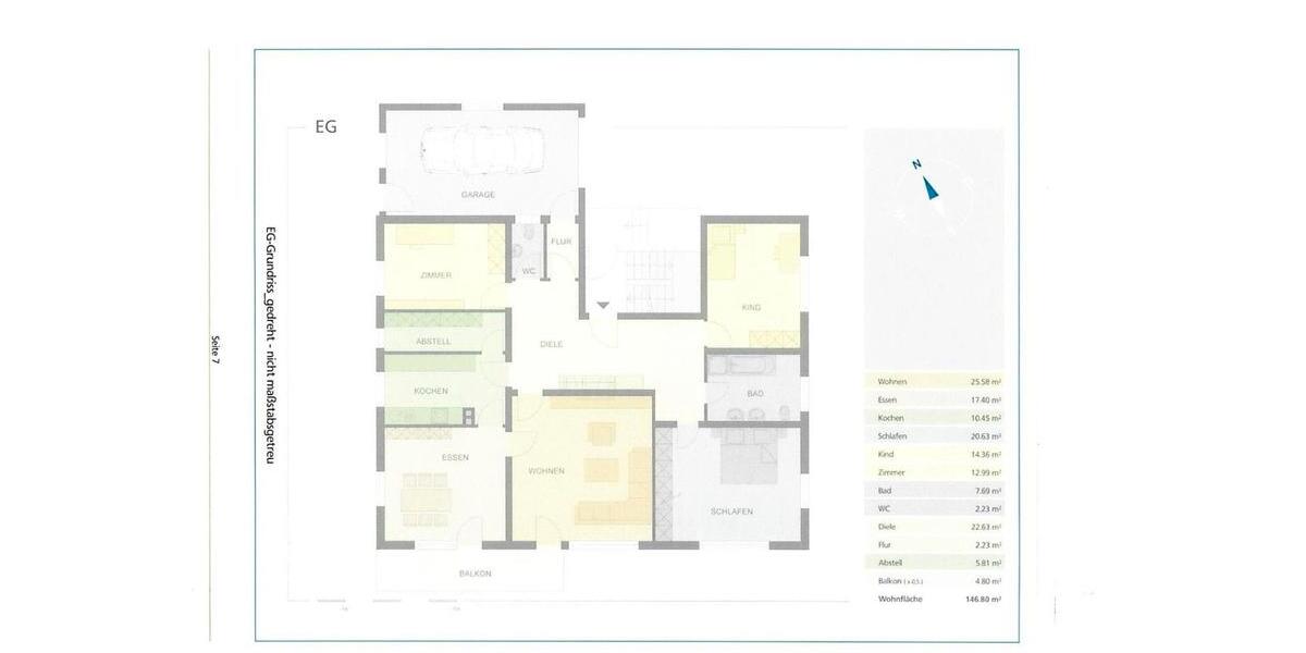 Schöne 5,5 Zimmer-ETW mit Garage u. Balkon in Mittelurbach 5.5 zimmer