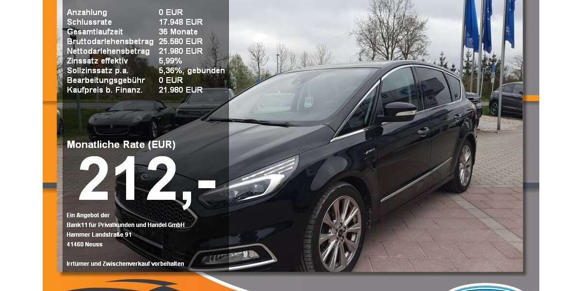 Ford S-Max 73.000 km 21.980 &euro; Neustadt a. d. Donau 93333