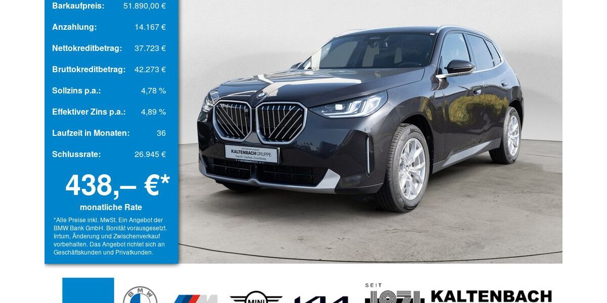 BMW X3 3.334 km 51.890 &euro; Overath-Vilkerath 51491