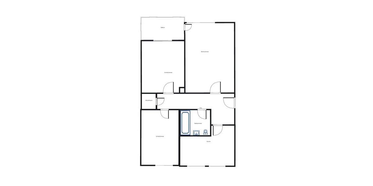 Etagenwohnung Garbsen Berenbostel - 3 Zimmer, 76 m&sup2;, 649&euro; | Angebot:26377146