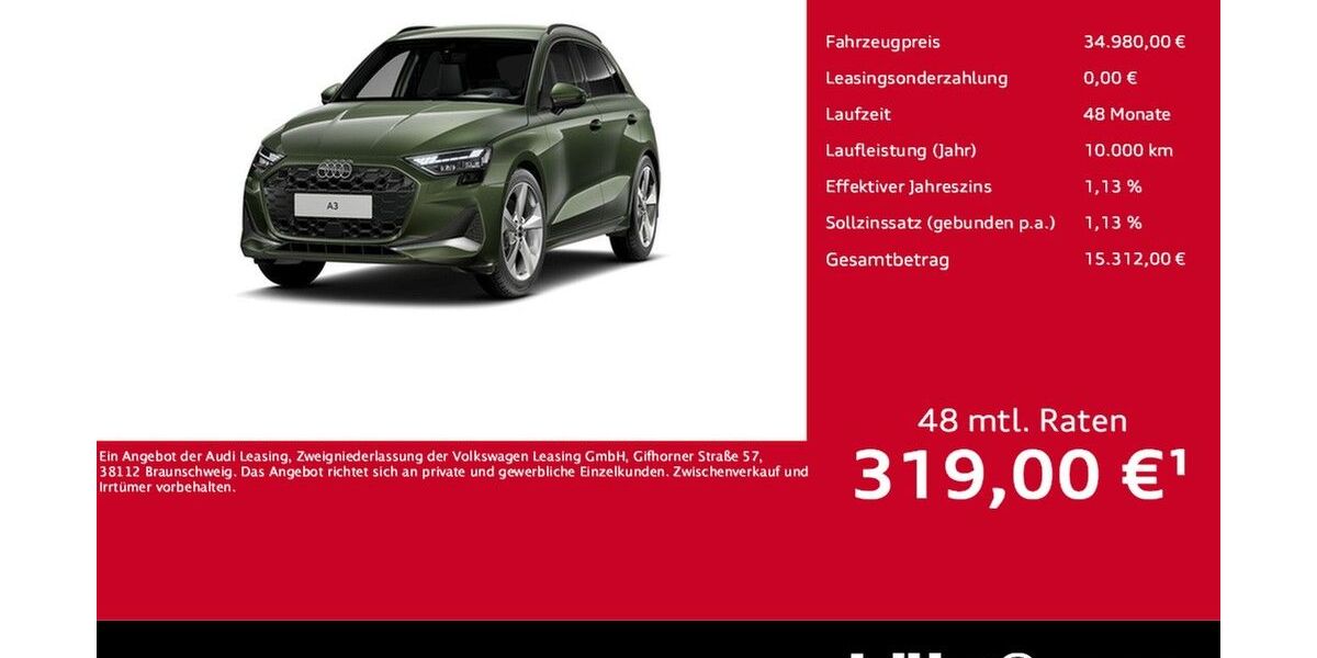 Audi A3 8.900 km 34.980 &euro; Trier 54292