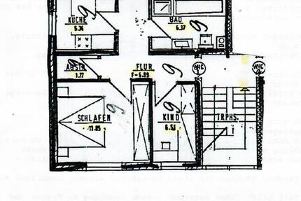 Wohnung Butzbach - 3 Zimmer, 68 m&sup2;, 205.000&euro; | Angebot:27113689