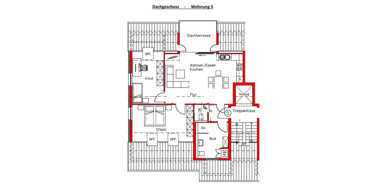 Dachgeschoßwohnung Sinsheim - 3 Zimmer, 87 m&sup2;, 419.000&euro; | Angebot:25922397