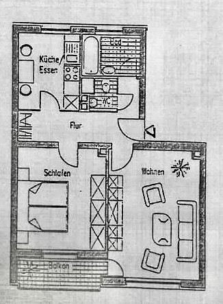 Etagenwohnung Dillingen (Saar) - 2 Zimmer, 54 m&sup2;, 139.000&euro; | Angebot:27219918