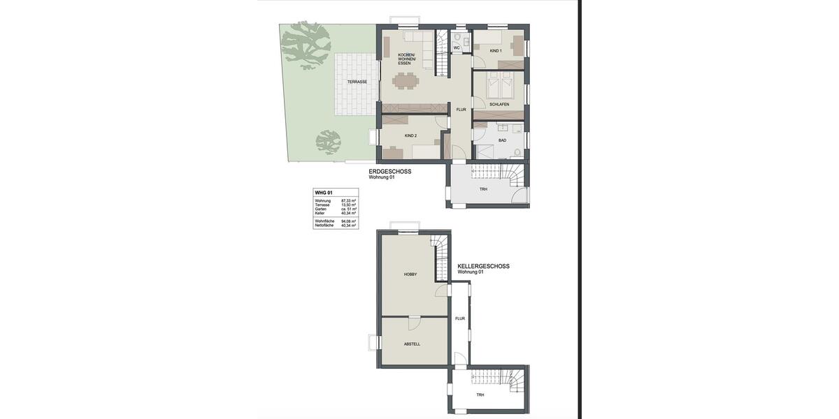 Erdgeschoßwohnung Kaufering - 4 Zimmer, 94 m&sup2;, 1.459&euro; | Angebot:26207297
