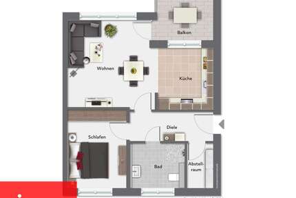 Wohnung Schlitz - 2 Zimmer, 63 m&sup2;, 225.000&euro; | Angebot:20228448