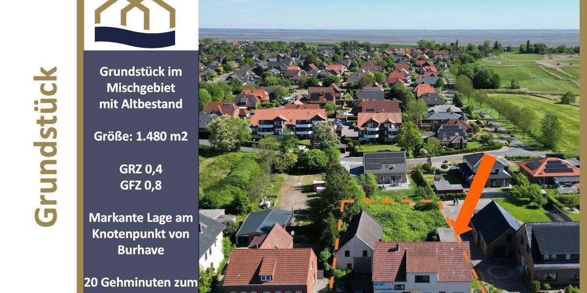 Mehrfamilienhaus, Wohnhaus Butjadingen Burhave - 8 Zimmer, 240 m&sup2;, 199.000&euro; | Angebot:25399277
