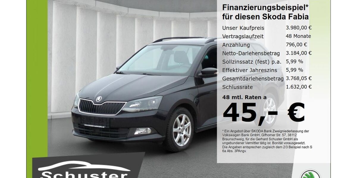 Skoda Fabia 261.416 km 3.780 &euro; Ruhstorf 94099